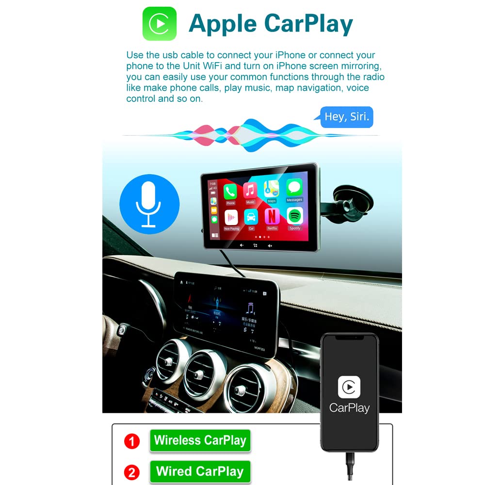 Amazon | ワイヤレスAppleCarplayerおよびAndroidAuto内蔵2スピーカー